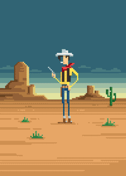 Gif animé Lucky Luke